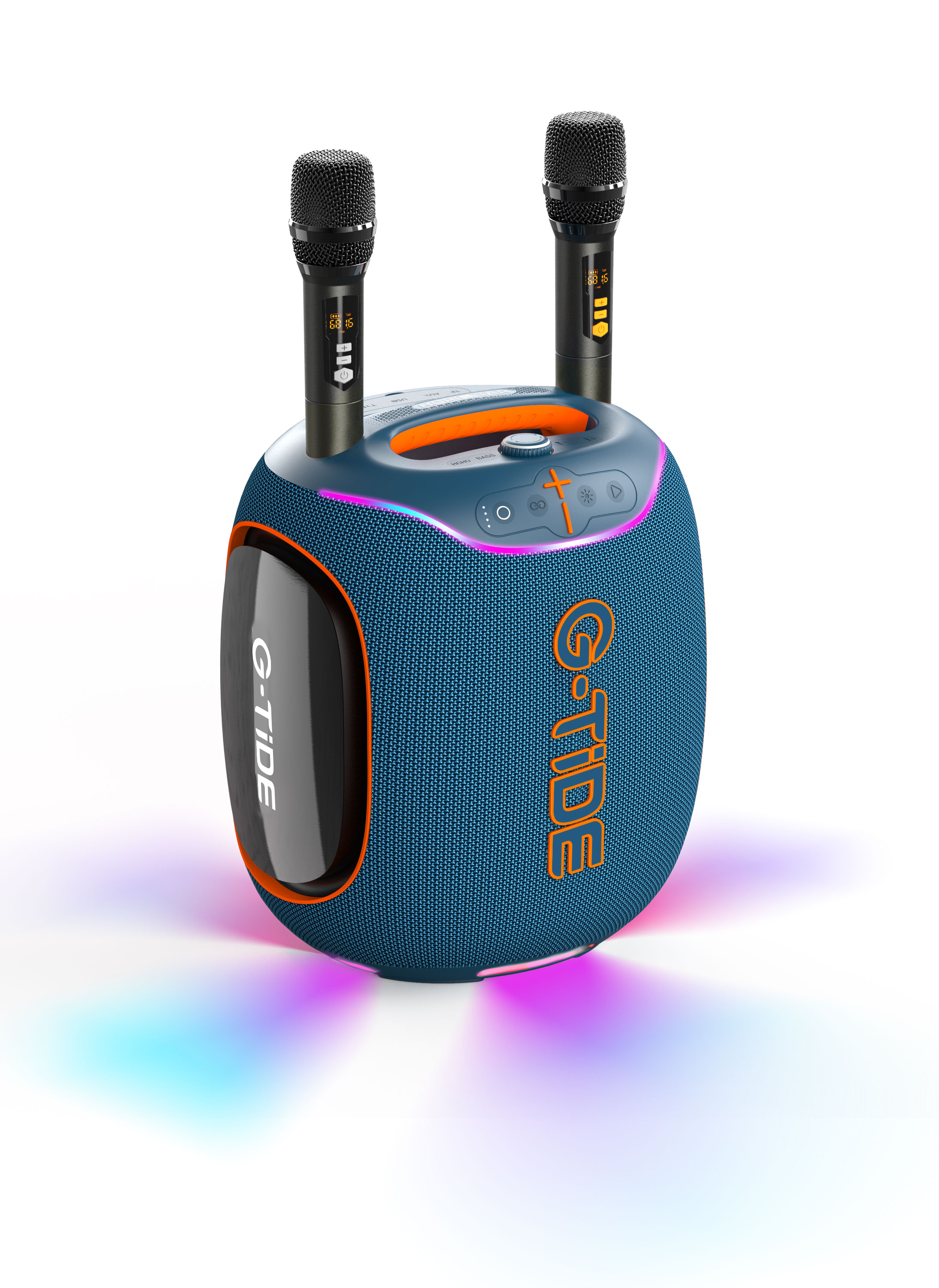 Parlante Bluetooth ThunderBass Max G-TiDE Potente 9000mAh Luces RGB BT 5.3