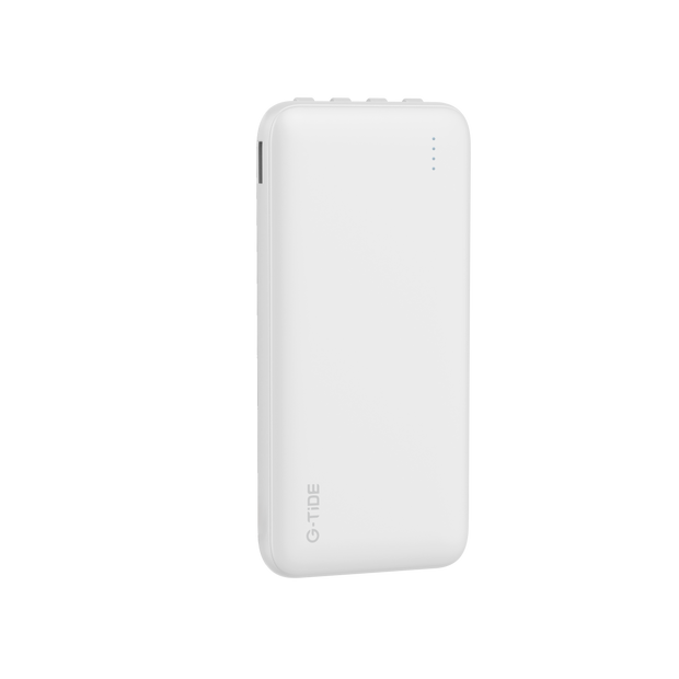 Power Bank G-Tide P1 — 10.000 mAh | 4 Cables Integrados USB, Micro USB, Tipo-C y Lightning
