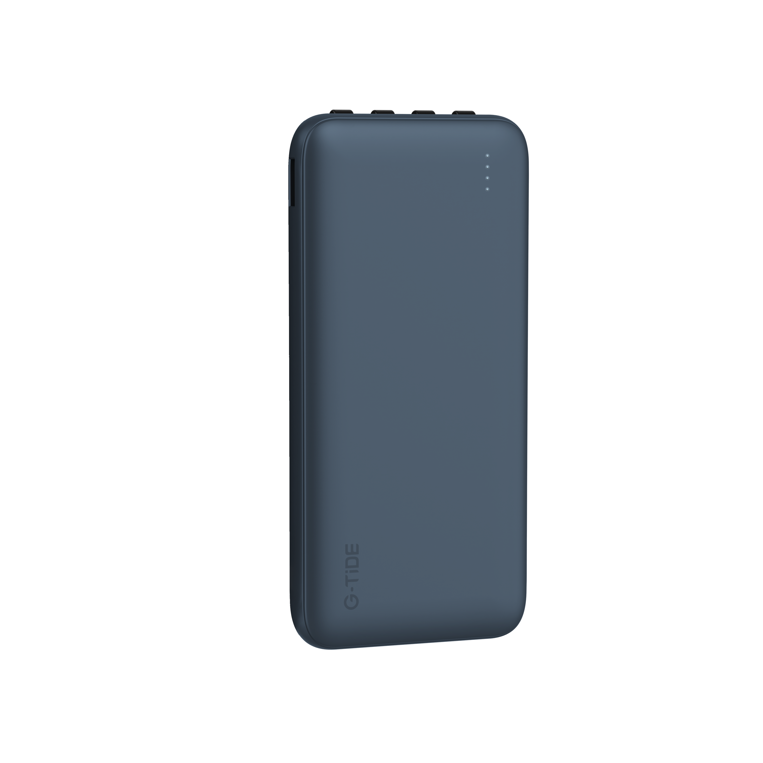 Power Bank G-Tide P1 — 10.000 mAh | 4 Cables Integrados USB, Micro USB, Tipo-C y Lightning