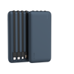 Power Bank G-Tide P1 — 10.000 mAh | 4 Cables Integrados USB, Micro USB, Tipo-C y Lightning