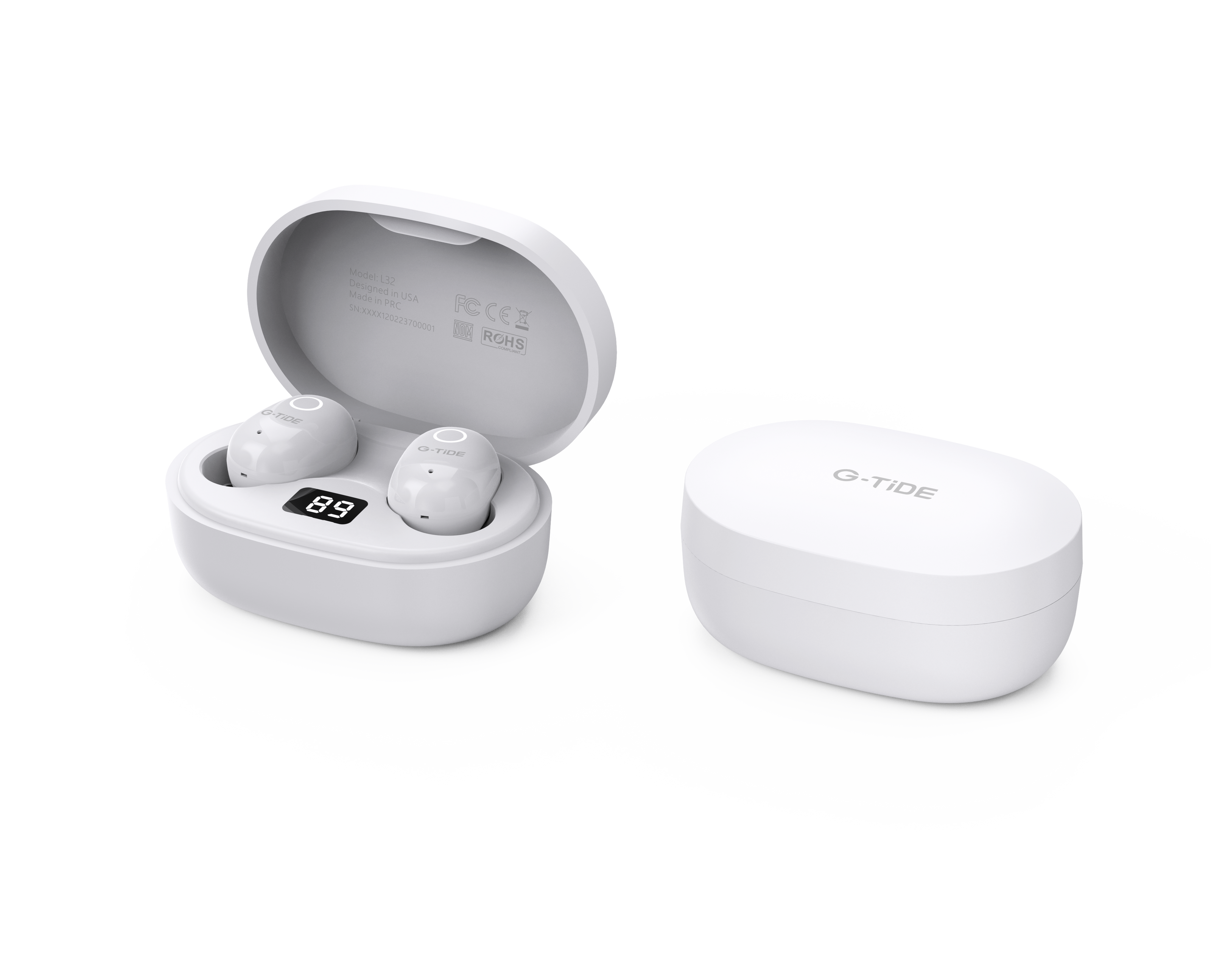 Audífonos Bluetooth G-TiDE L32 5.3 Inalámbricos Sonido HiFi Control Táctil