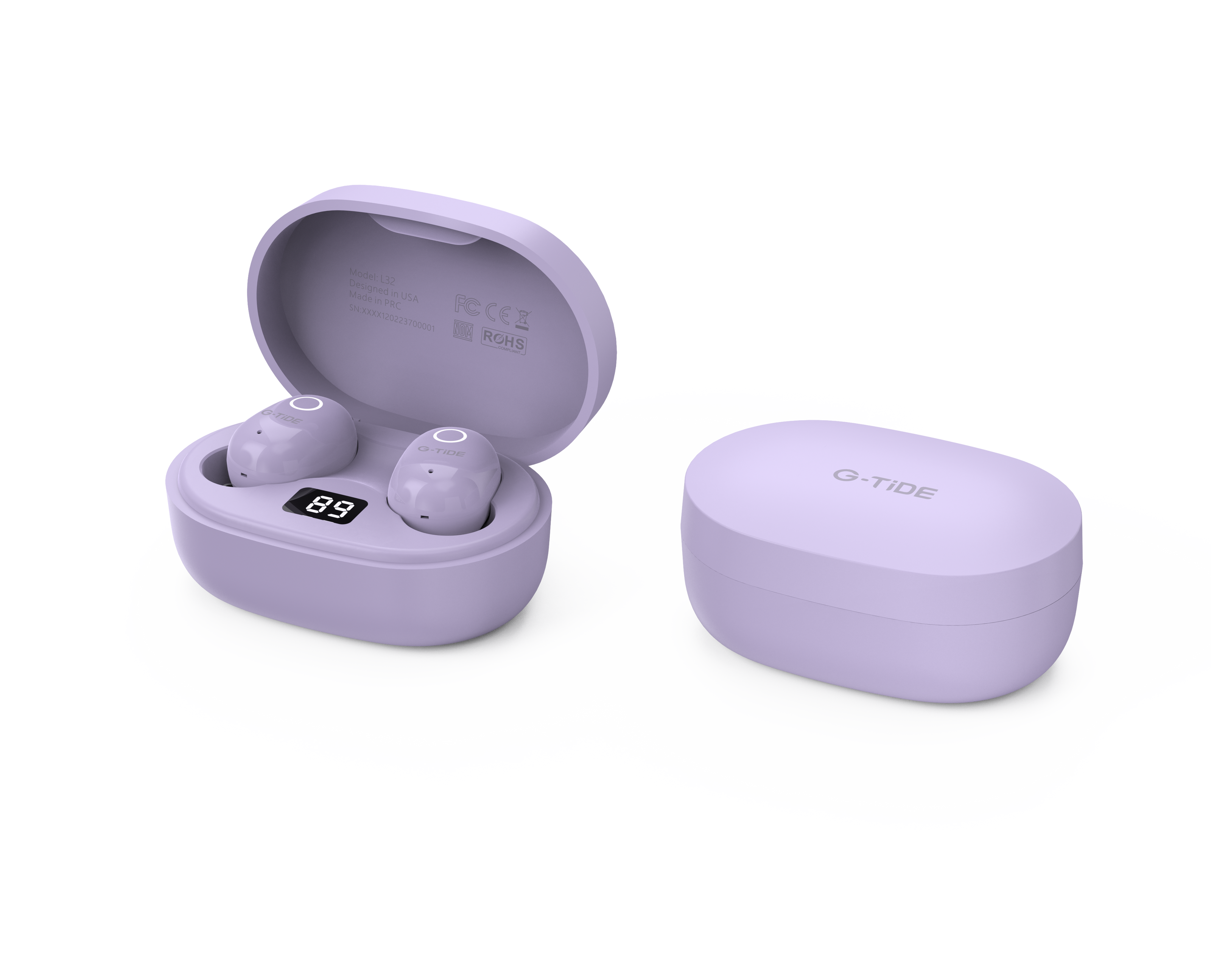 Audífonos Bluetooth G-TiDE L32 5.3 Inalámbricos Sonido HiFi Control Táctil