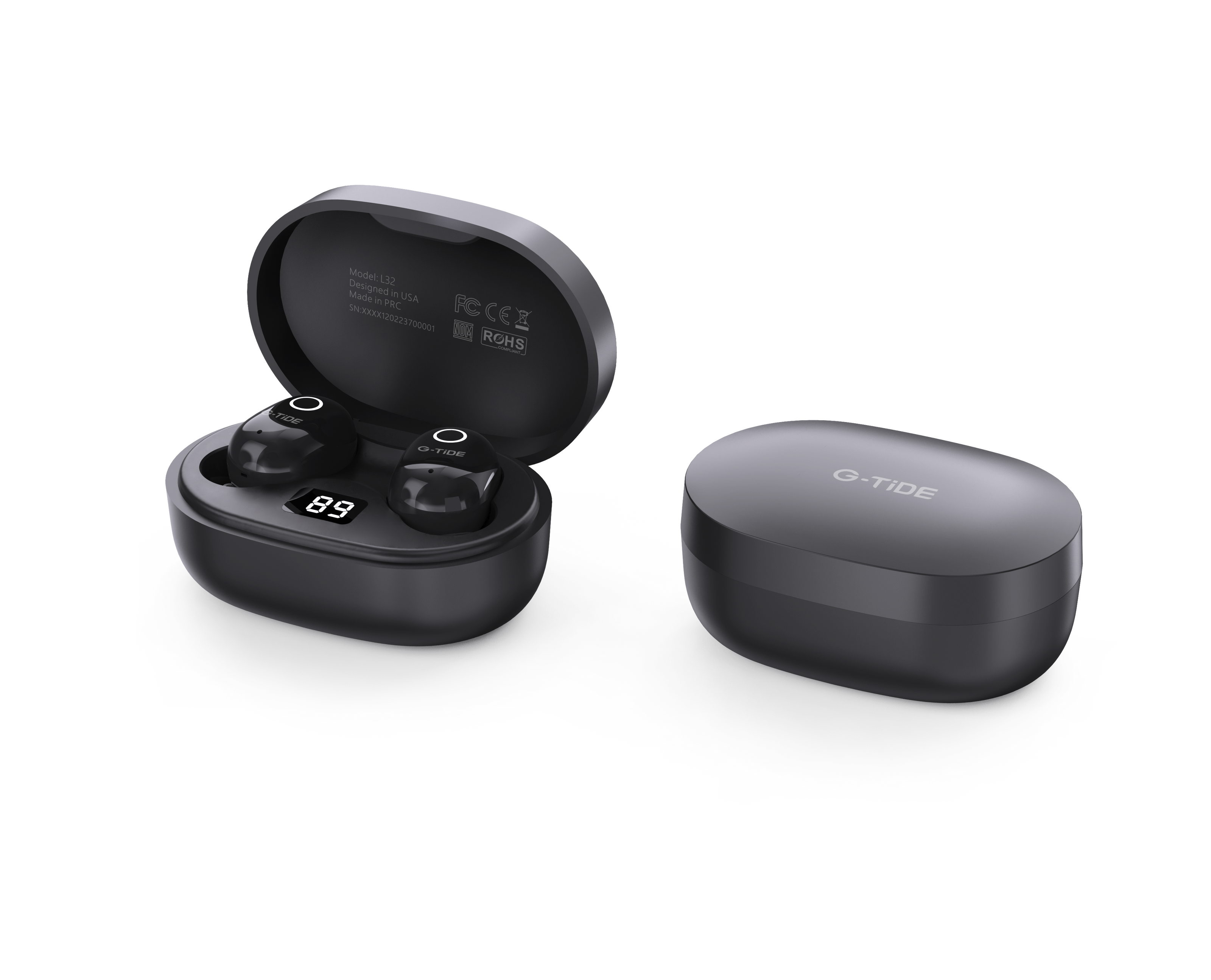Audífonos Bluetooth G-TiDE L32 5.3 Inalámbricos Sonido HiFi Control Táctil