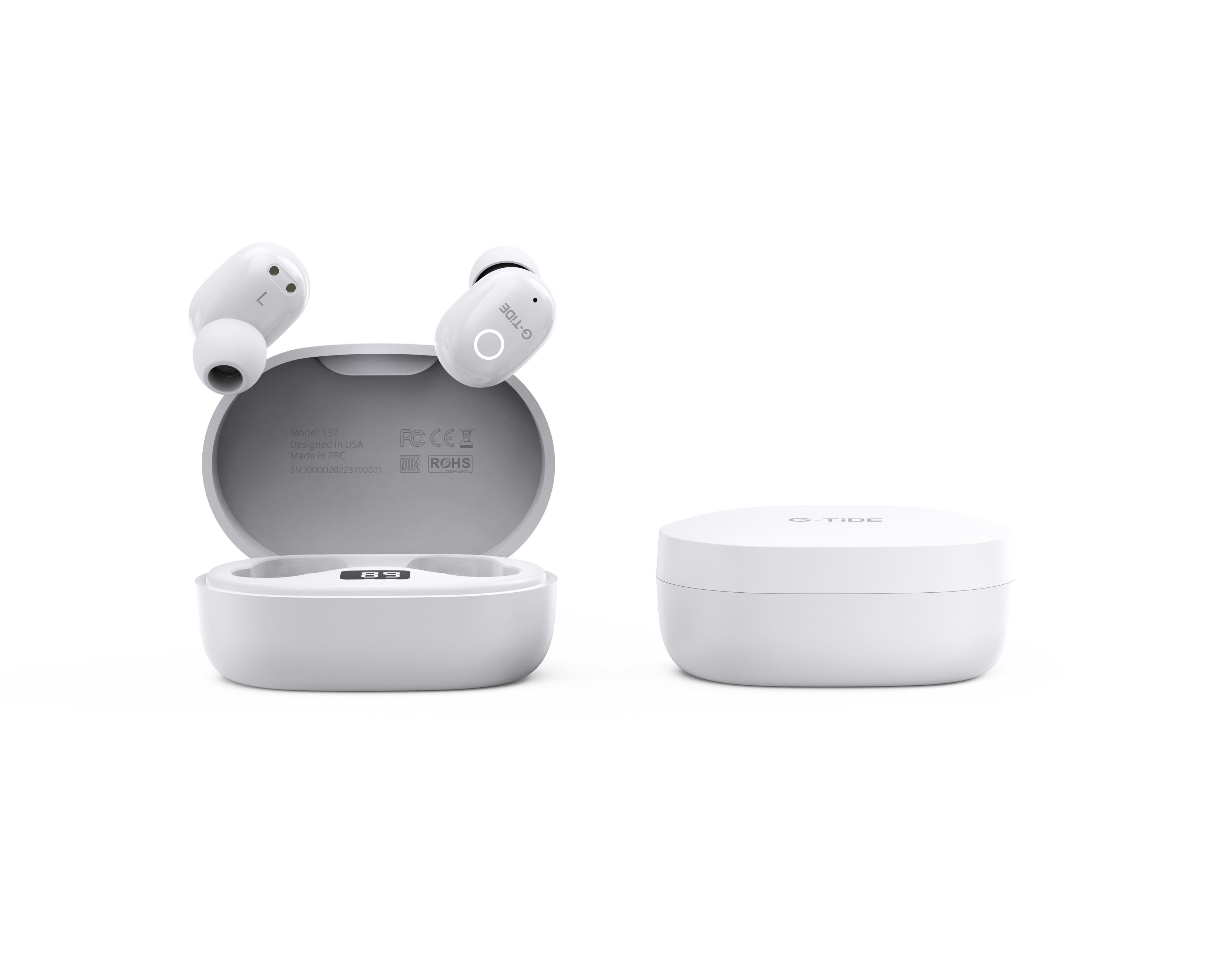 Audífonos Bluetooth G-TiDE L32 5.3 Inalámbricos Sonido HiFi Control Táctil