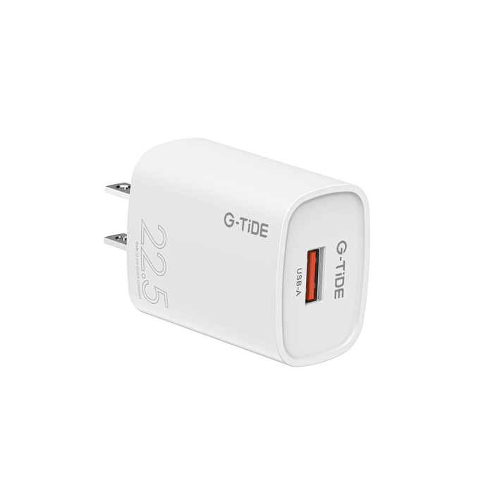 CH22A1 Serie G-Tide Combo Cargador 22.5W Turbo USB-A a Tipo-C 1M | Android