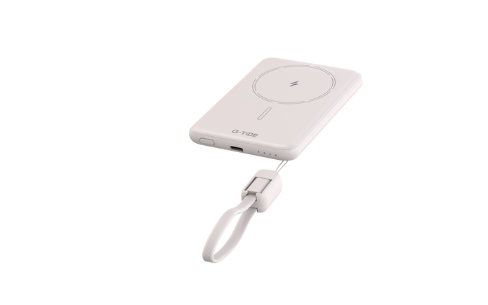 Power Bank G-Tide Slim 01 — 5.000 mAh | Ultra Delgada con Carga Inalámbrica 20W + USB-C