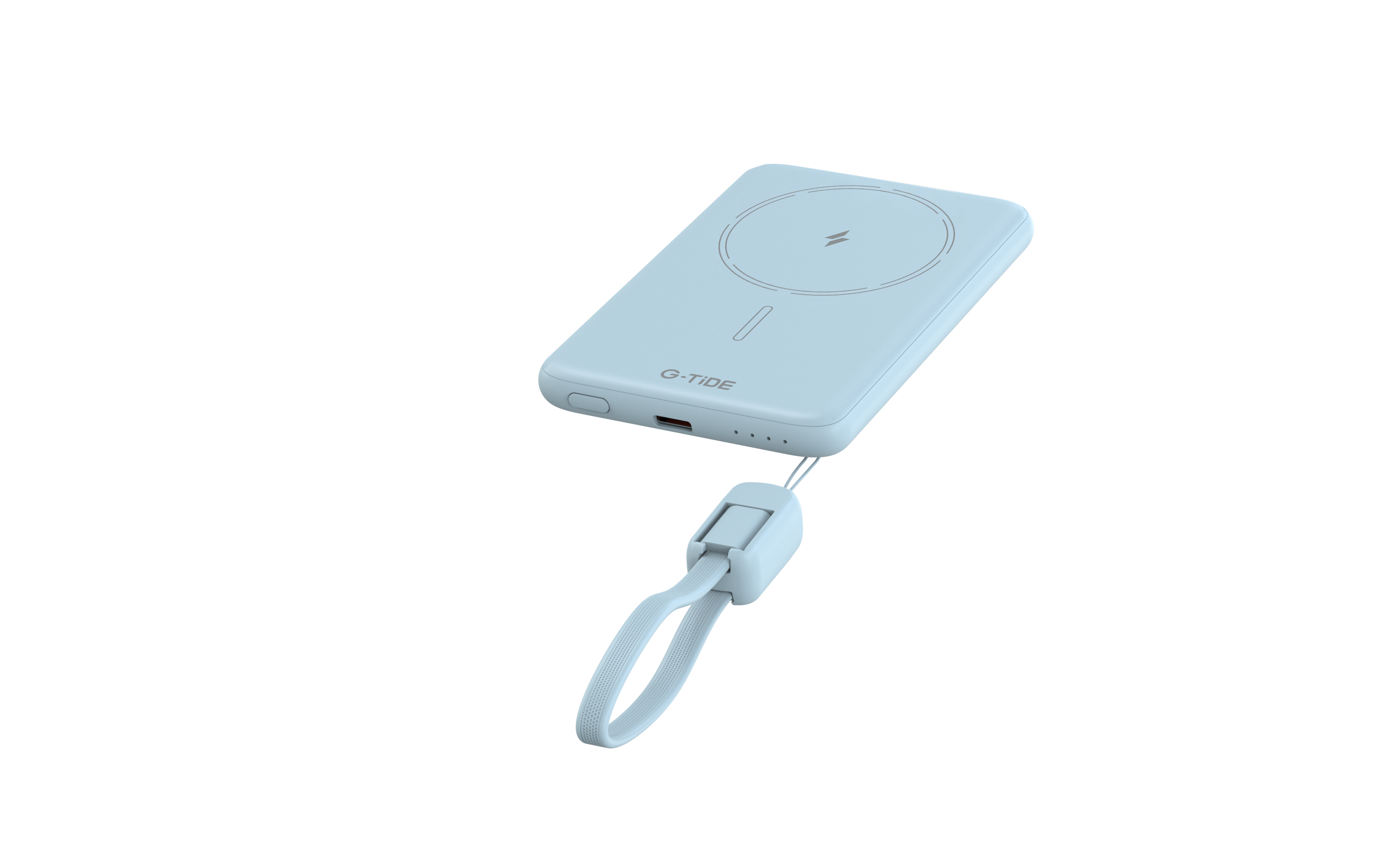 Power Bank G-Tide Slim 01 — 5.000 mAh | Ultra Delgada con Carga Inalámbrica 20W + USB-C