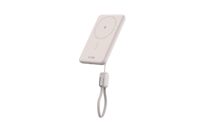 Power Bank G-Tide Slim 01 — 5.000 mAh | Ultra Delgada con Carga Inalámbrica 20W + USB-C