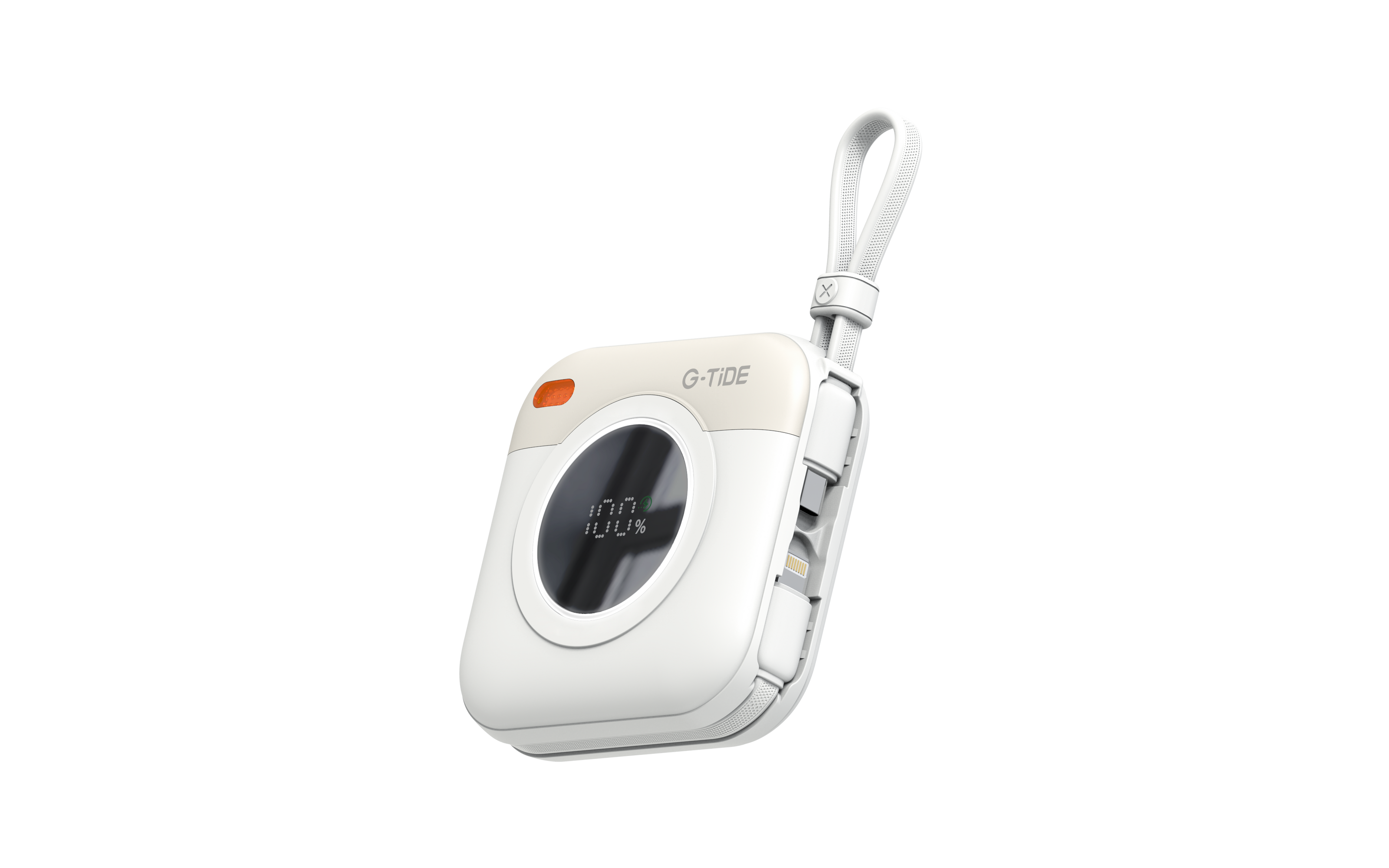 Power Bank G-Tide Multi X1 3 en 1 — 10.000 mAh | Carga Inalámbrica + USB-C + Lightning