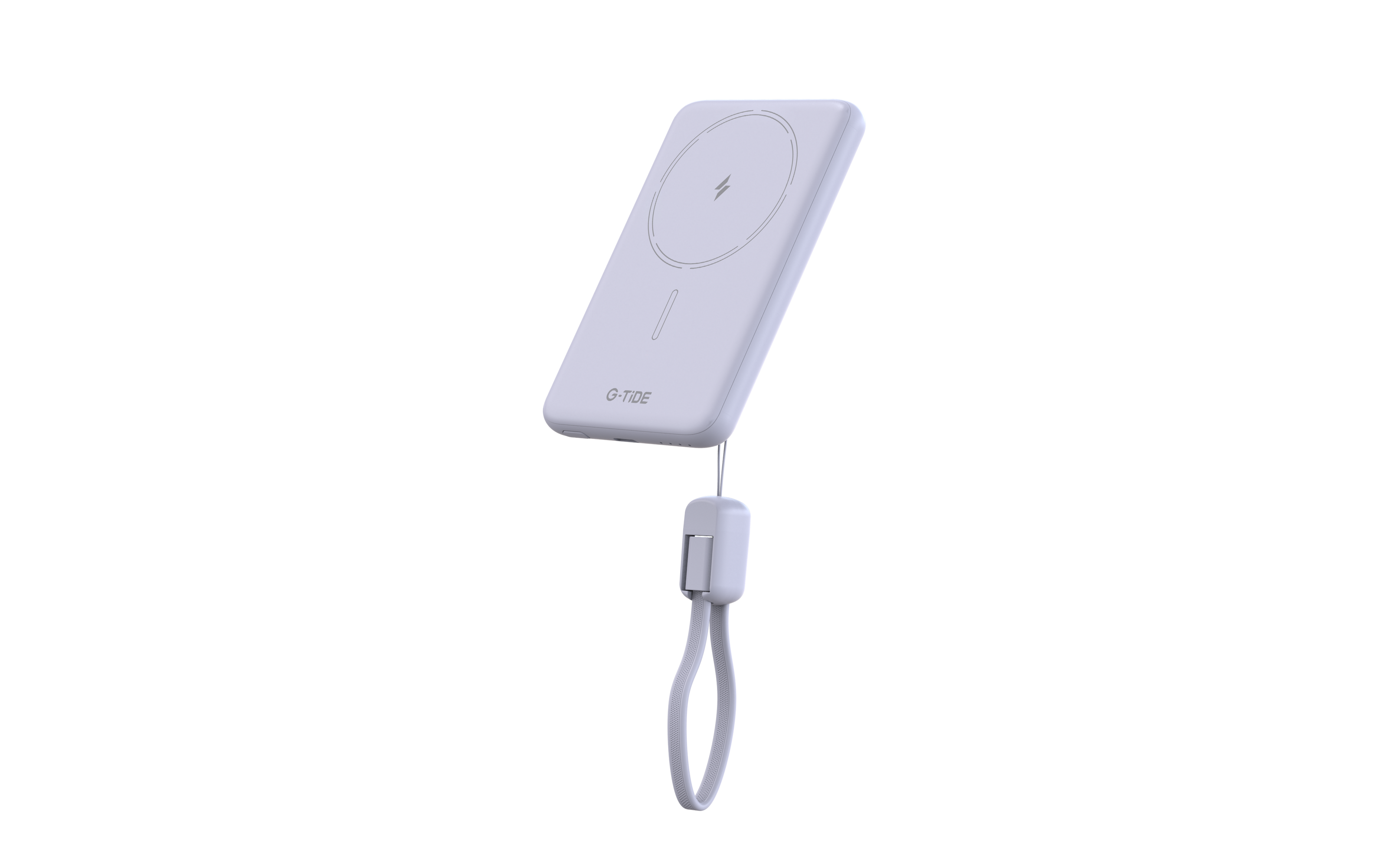 Power Bank G-Tide Slim 01 — 5.000 mAh | Ultra Delgada con Carga Inalámbrica 20W + USB-C