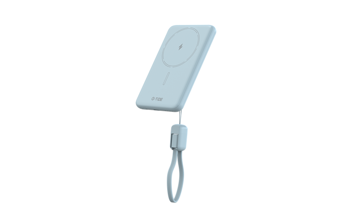 Power Bank G-Tide Slim 01 — 5.000 mAh | Ultra Delgada con Carga Inalámbrica 20W + USB-C