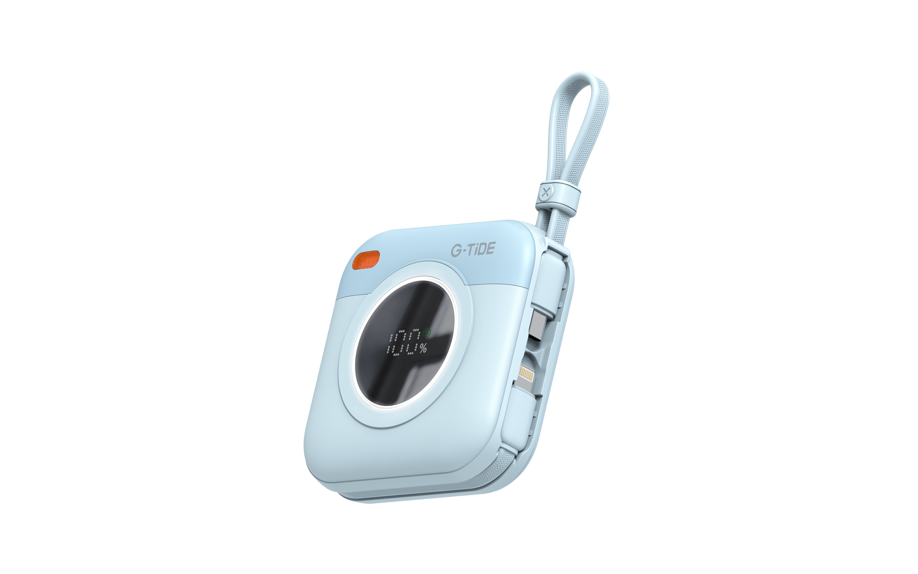 Power Bank G-Tide Multi X1 3 en 1 — 10.000 mAh | Carga Inalámbrica + USB-C + Lightning