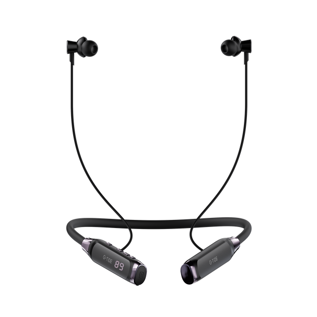 Audífonos Bluetooth G-TiDE EG22 Tipo Collar 5.3 ENC Batería 500mAh Pantalla LED