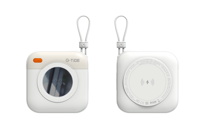 Power Bank G-Tide Multi X1 3 en 1 — 10.000 mAh | Carga Inalámbrica + USB-C + Lightning