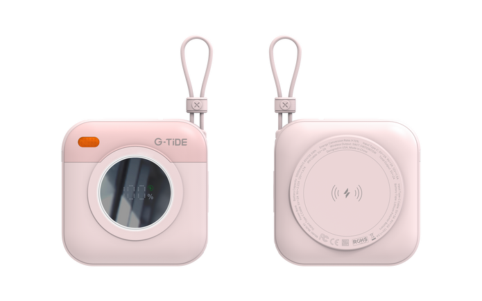 Power Bank G-Tide Multi X1 3 en 1 — 10.000 mAh | Carga Inalámbrica + USB-C + Lightning