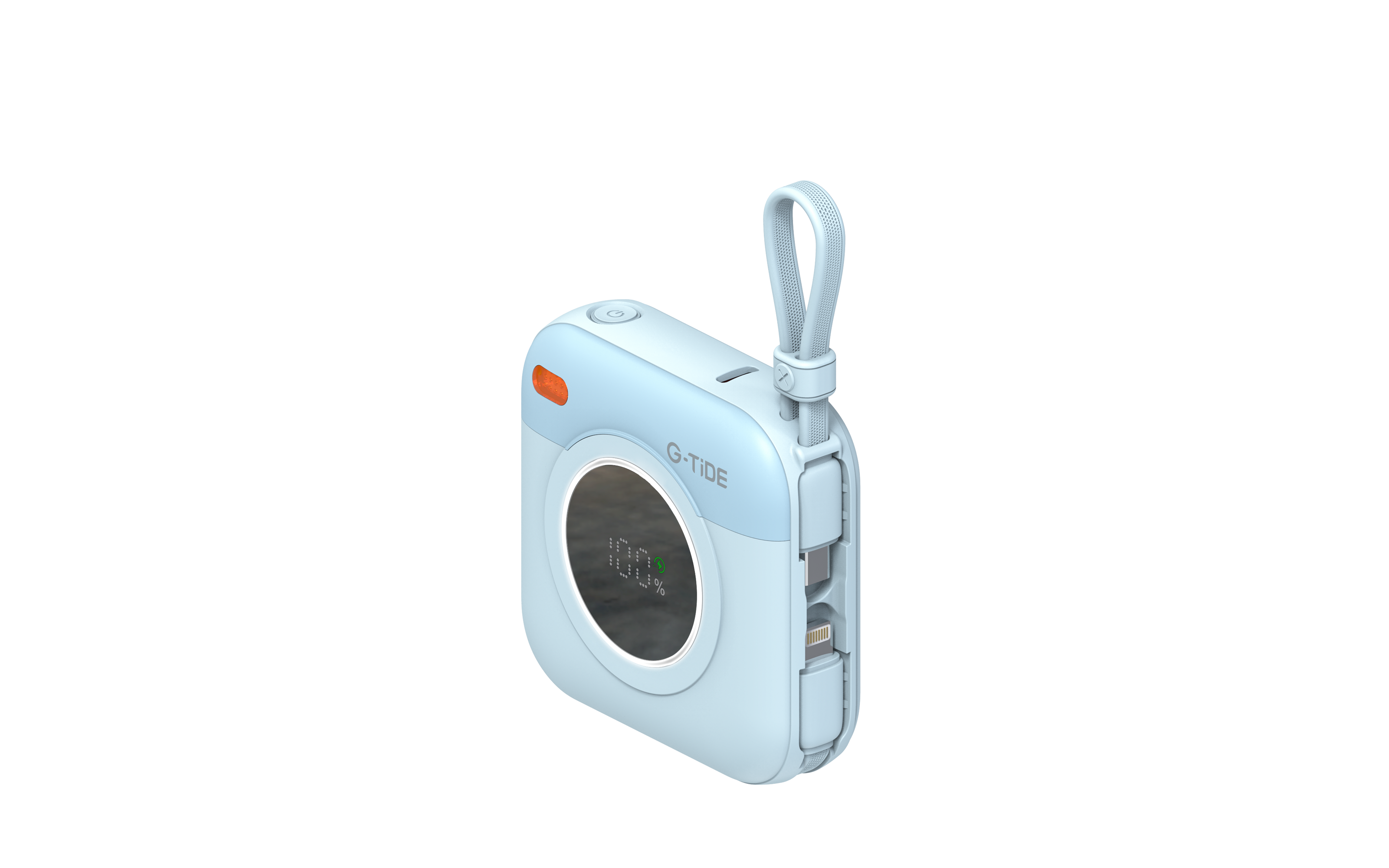 Power Bank G-Tide Multi X1 3 en 1 — 10.000 mAh | Carga Inalámbrica + USB-C + Lightning