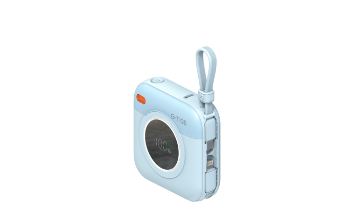Power Bank G-Tide Multi X1 3 en 1 — 10.000 mAh | Carga Inalámbrica + USB-C + Lightning