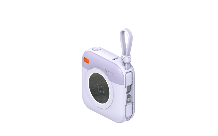 Power Bank G-Tide Multi X1 3 en 1 — 10.000 mAh | Carga Inalámbrica + USB-C + Lightning