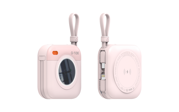 Power Bank G-Tide Multi X1 3 en 1 — 10.000 mAh | Carga Inalámbrica + USB-C + Lightning