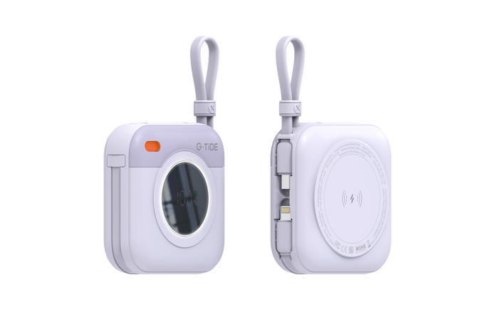 Power Bank G-Tide Multi X1 3 en 1 — 10.000 mAh | Carga Inalámbrica + USB-C + Lightning