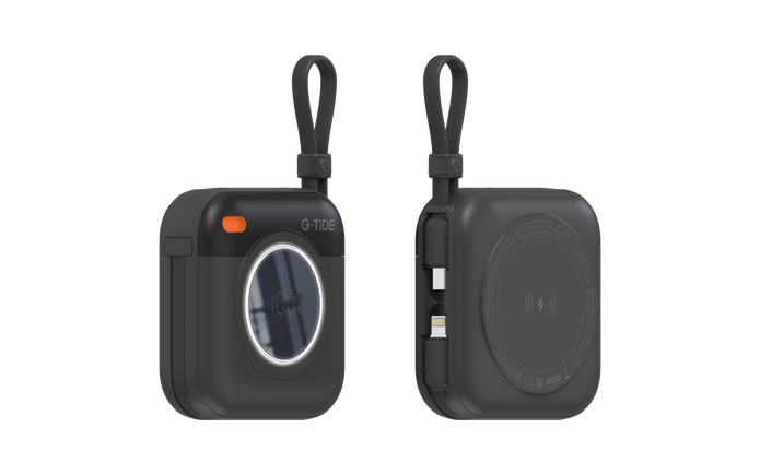 Power Bank G-Tide Multi X1 3 en 1 — 10.000 mAh | Carga Inalámbrica + USB-C + Lightning
