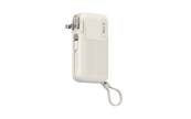 Power Bank G-Tide Traveler 1 — 10.000 mAh | Carga Rápida 22.5W + Cables USB-C y Lightning + Enchufe Integrado
