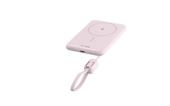 Power Bank G-Tide Slim 01 — 5.000 mAh | Ultra Delgada con Carga Inalámbrica 20W + USB-C