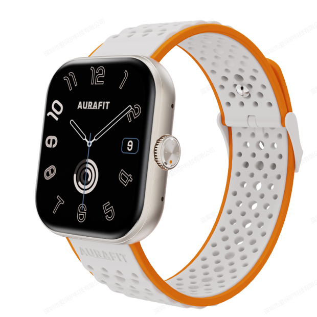 Smartwatch Aurafit UB6 Pro AMOLED Llamadas Bluetooth IA Salud + Audífonos
