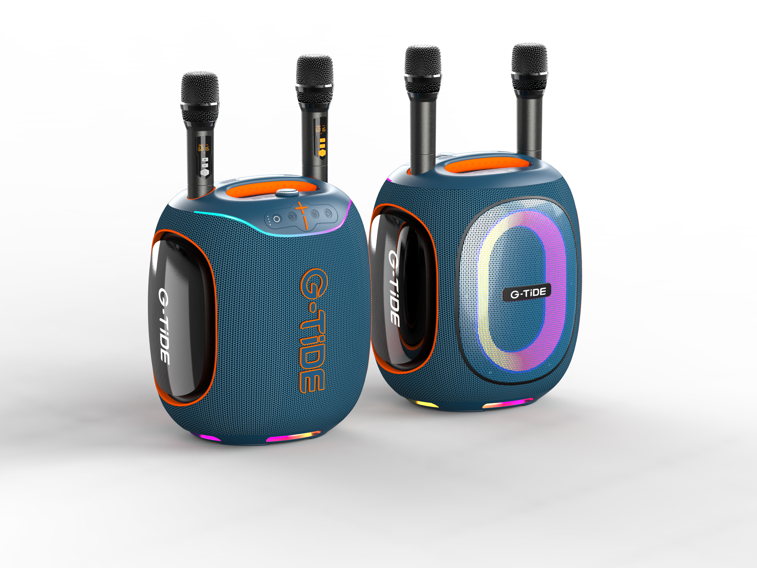 Parlante Bluetooth ThunderBass Max G-TiDE Potente 9000mAh Luces RGB BT 5.3