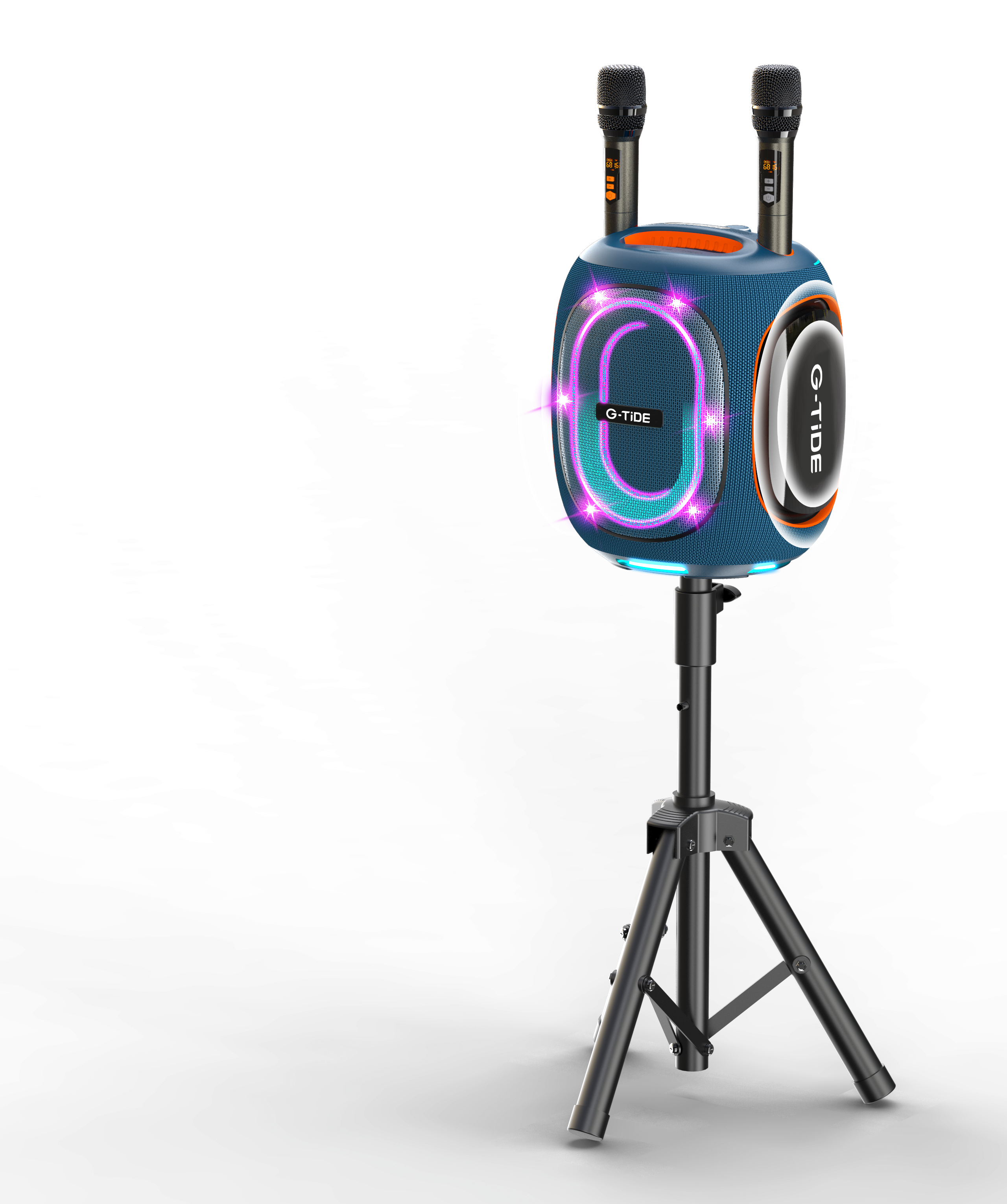 Parlante Bluetooth ThunderBass Max G-TiDE Potente 9000mAh Luces RGB BT 5.3