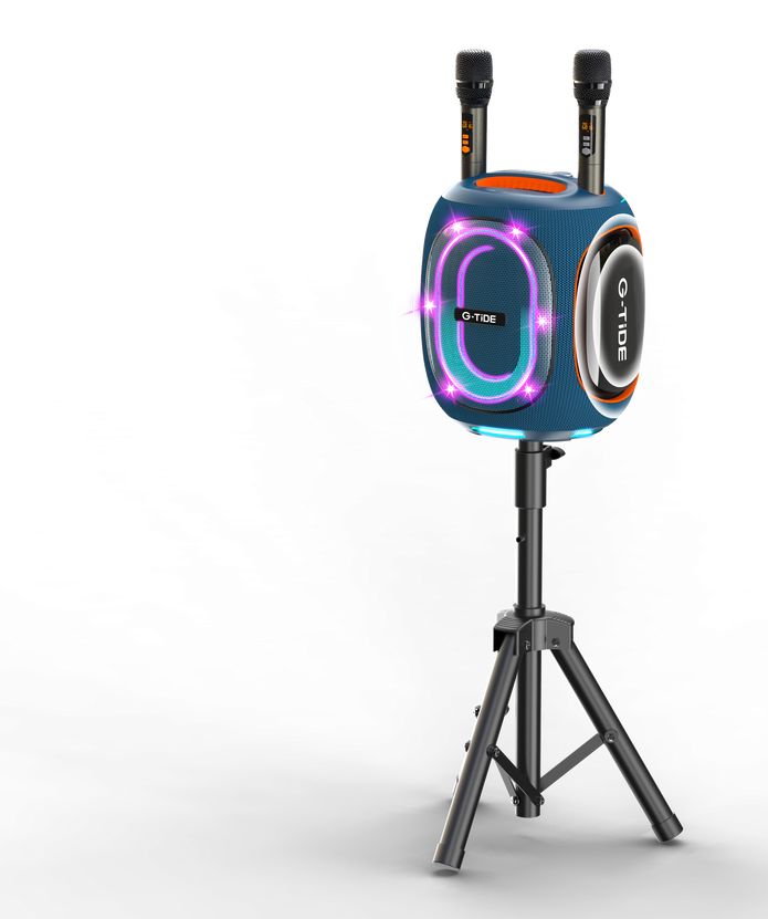 Parlante Bluetooth ThunderBass Max G-TiDE Potente 9000mAh Luces RGB BT 5.3