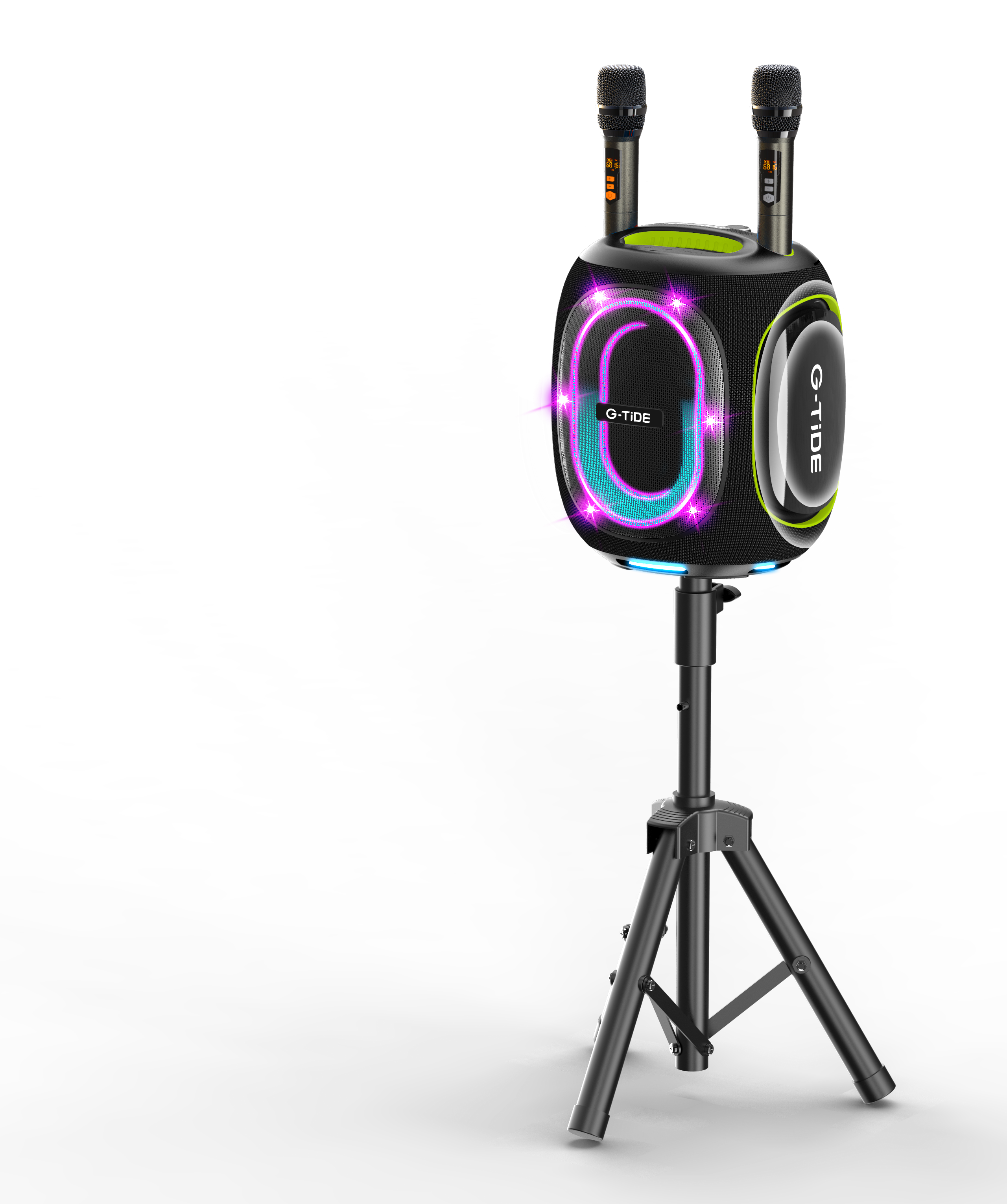Parlante Bluetooth ThunderBass Max G-TiDE Potente 9000mAh Luces RGB BT 5.3