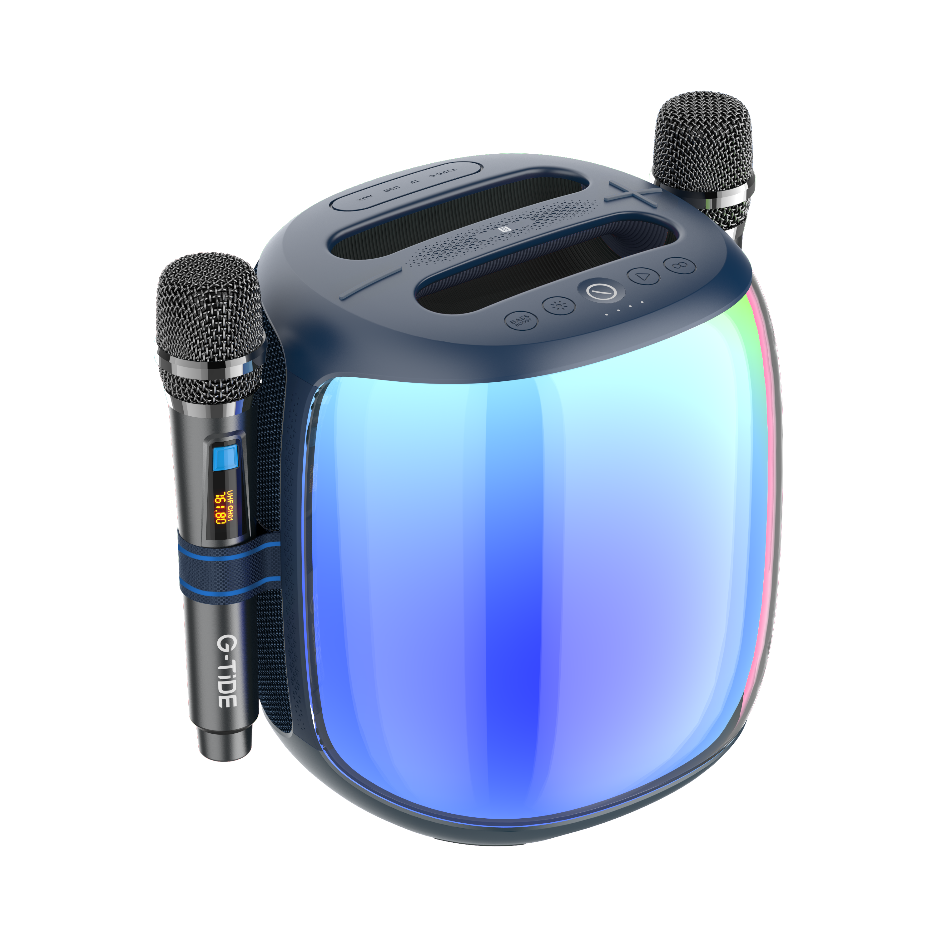 Parlante Bluetooth G-TiDE ThunderBass Súper Potente Bajos Profundos Recargable