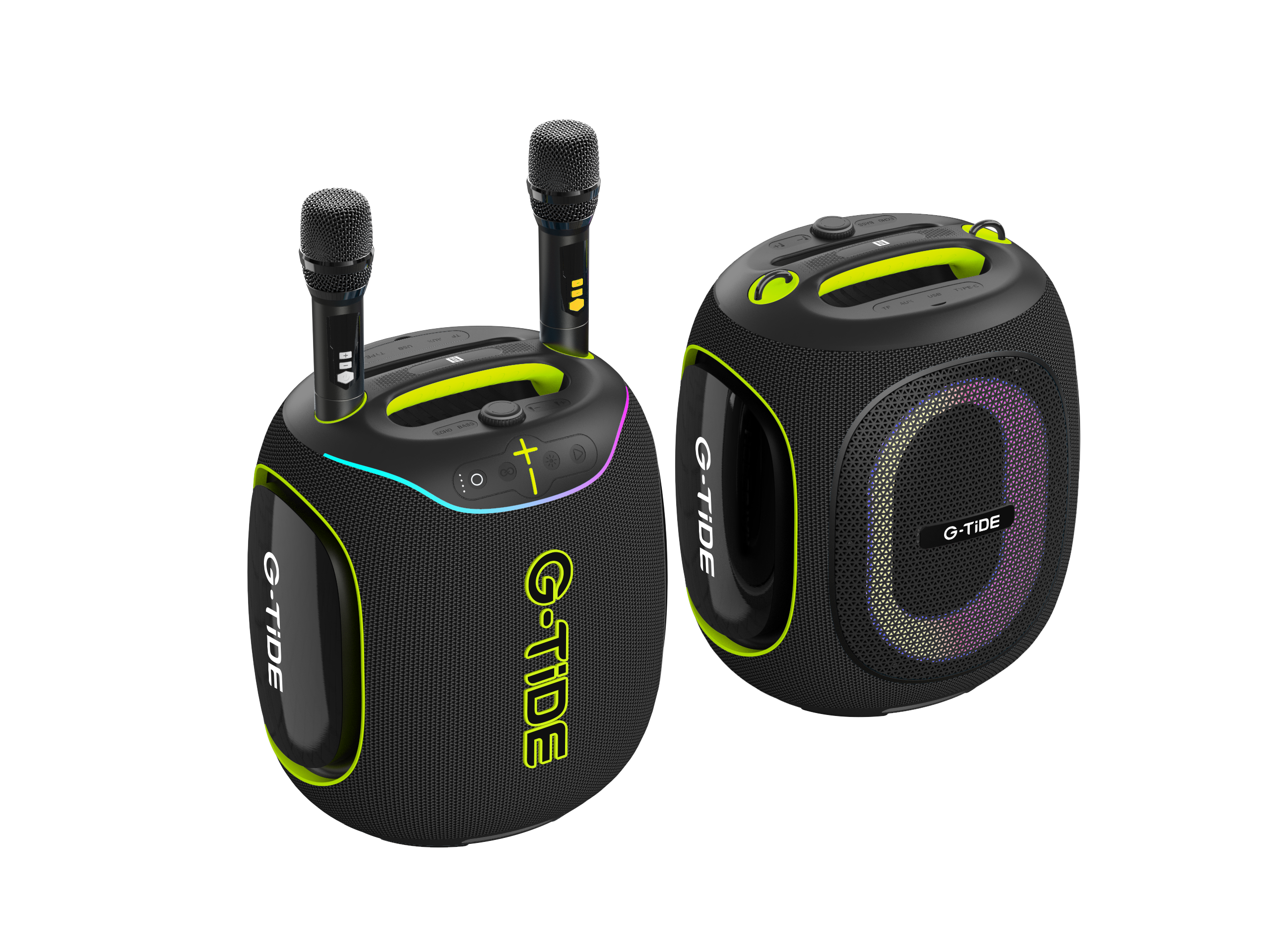 Parlante Bluetooth ThunderBass Max G-TiDE Potente 9000mAh Luces RGB BT 5.3