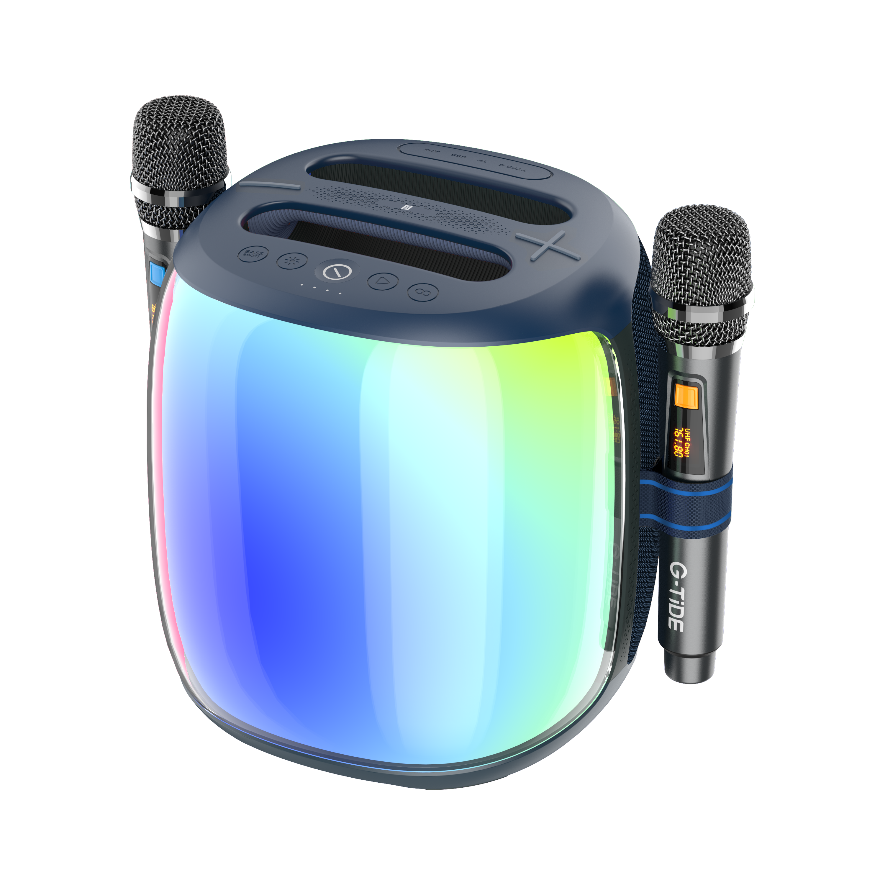 Parlante Bluetooth G-TiDE ThunderBass Súper Potente Bajos Profundos Recargable