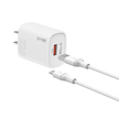 CH22A2 Serie G-Tide Combo Cargador 22.5W Turbo USB-A a Lightning 1M | iPhone