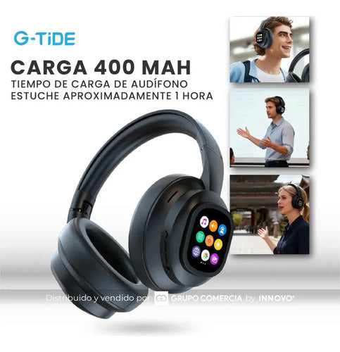 Audífonos G-tide Future Loop | Pantalla Táctil Lcd Negro