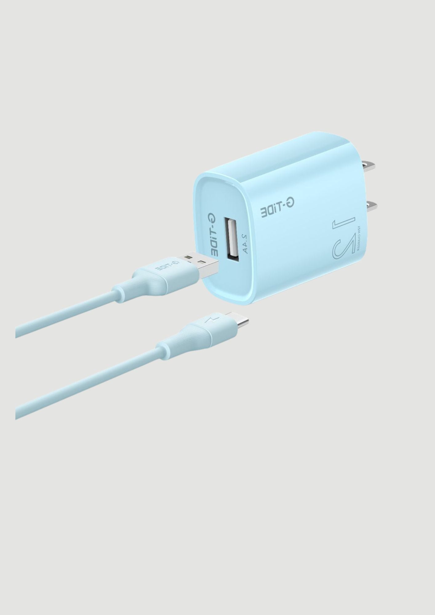 Cargador G-Tide CH12B — 12W USB-A | Compacto, Universal y Confiable para Uso Diario