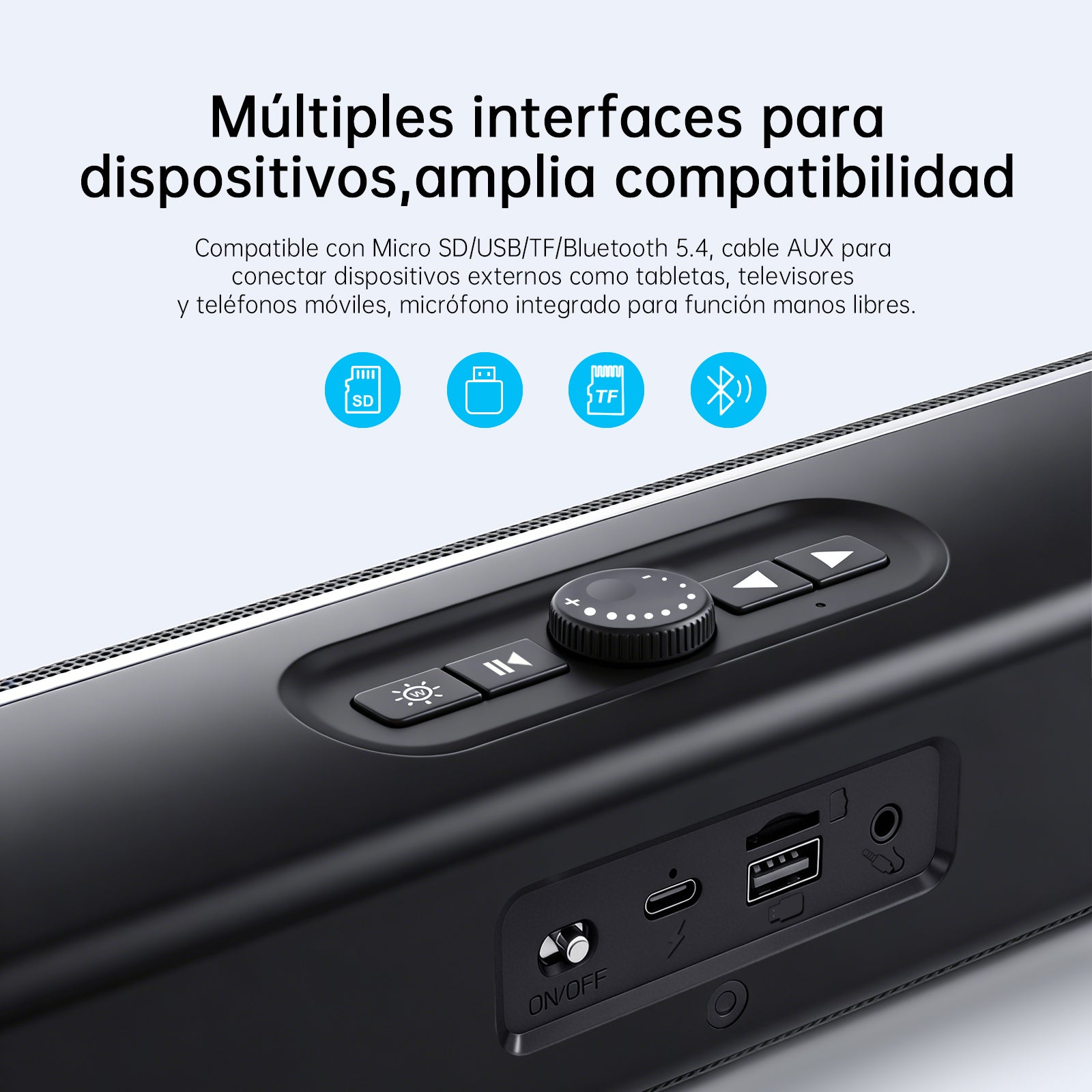 SH30 G-Tide Caja Acústica Inalámbrica Negro 16W