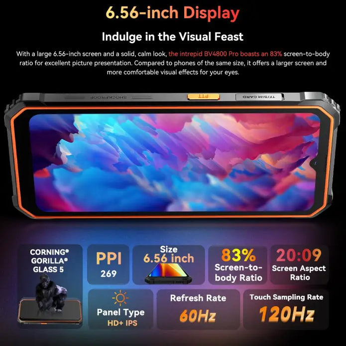 BV4800 Pro Teléfono Inteligente 6,56 Pulgadas NFC