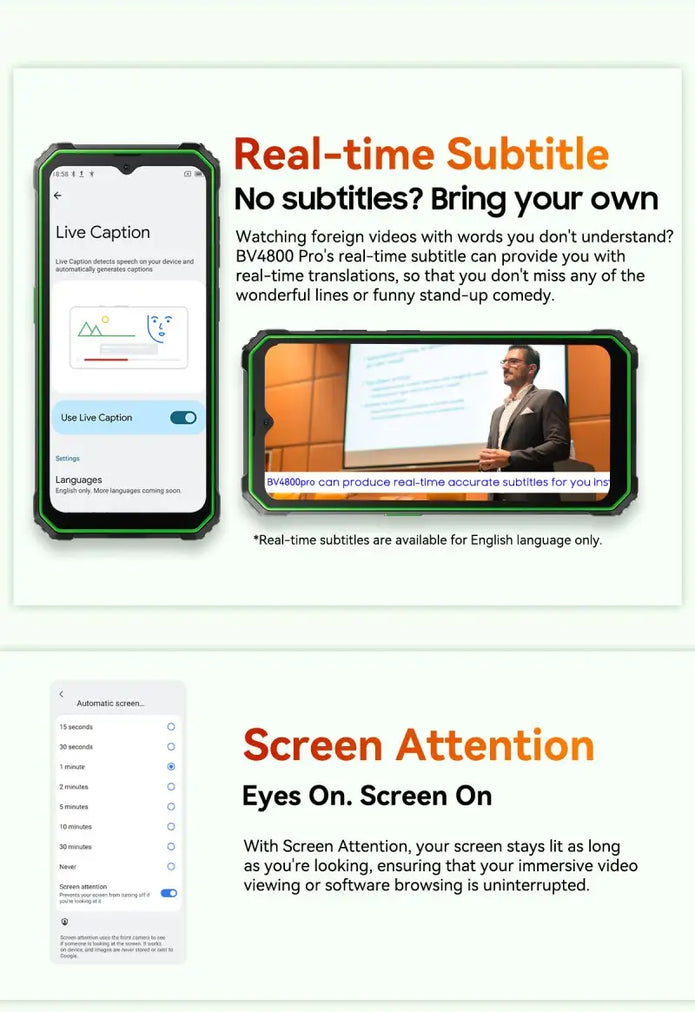 BV4800 Pro Teléfono Inteligente 6,56 Pulgadas NFC