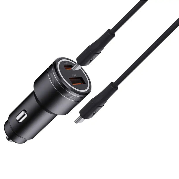 CC12 G-TIDE Cargador Para Auto PVC 1.0m 5V Negro