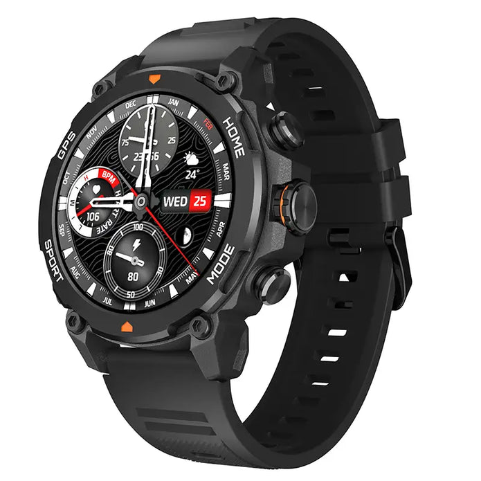Explorer Aurafit Reloj Inteligente Con Correa De Silicona Negra
