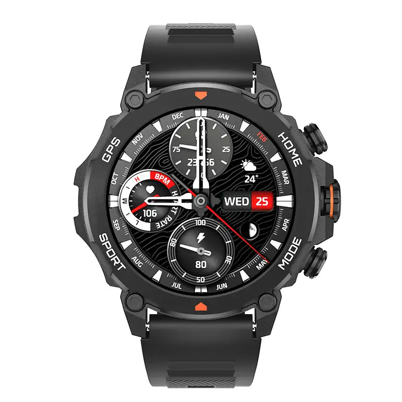 Explorer Aurafit Reloj Inteligente Con Correa De Silicona Negra