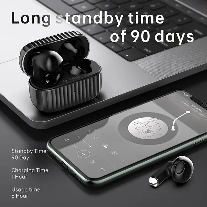 H21 G-Tide Auriculares Metálicos Bluetooth Resistentes al Agua