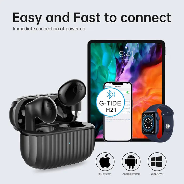 H21 G-Tide Auriculares Metálicos Bluetooth Resistentes al Agua