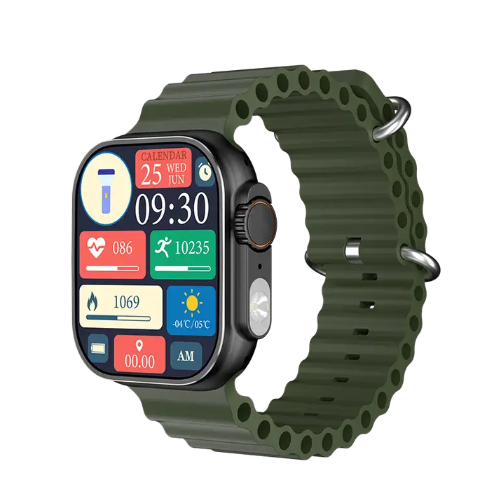 IW09 Ultra Smartwatch Wearables Colombia con Linterna