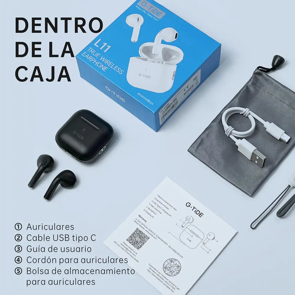 L11 G-TIDE Audífonos Bluetooth