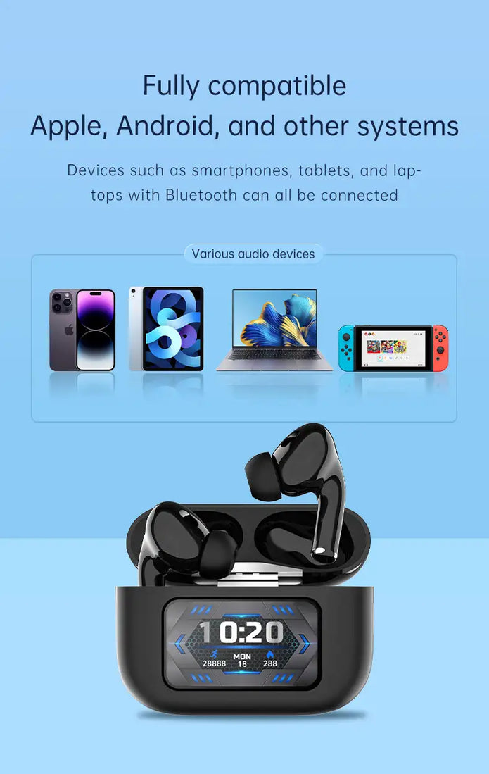 M5 Pro Auriculares Inteligentes Bluetooth Sensibles Al Tacto