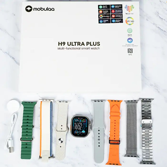 Mobulaa Smartwach H9 Ultra Plus 2,02 Pulgadas Resistencia IP67